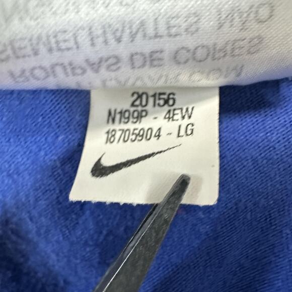 Los Angeles Dodgers Shirt Mens Large Blue MLB Baseball Nike Tee LA Bleeds Blue - Picture 8 of 8